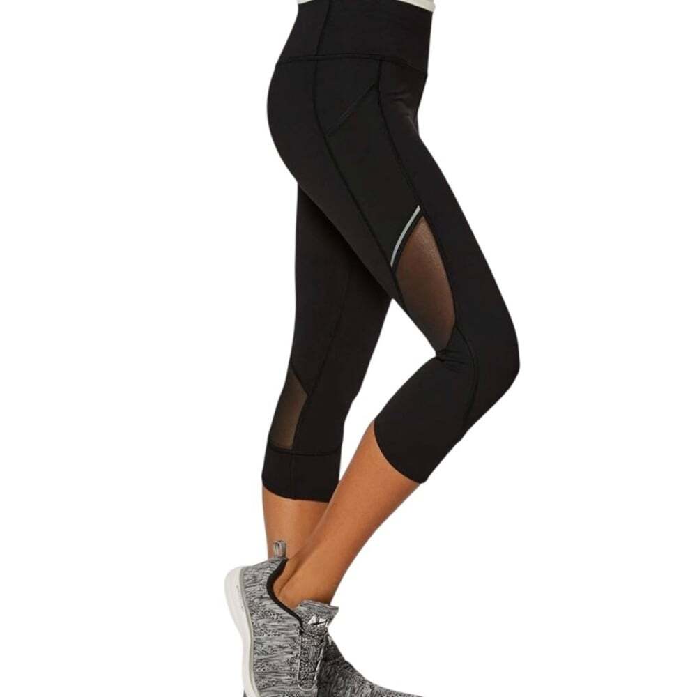 Lululemon Home Stretch Crop 19 Inseam Leggings Black Size 4 Yoga Athleisurecore